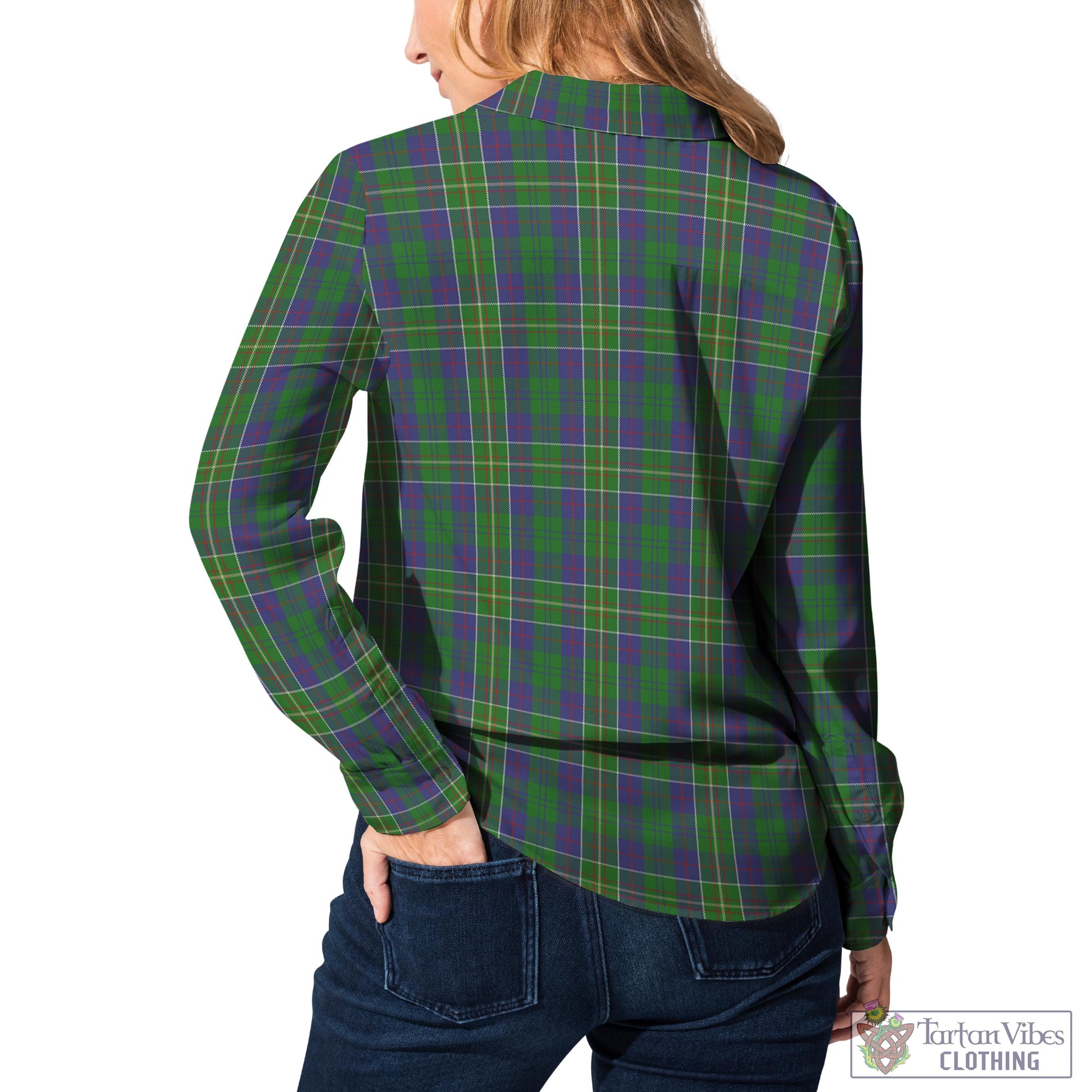 Hunter of Hunterston Tartan Womens Casual Shirt