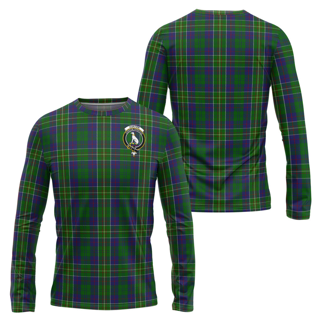 hunter-of-hunterston-tartan-long-sleeve-t-shirt-with-family-crest