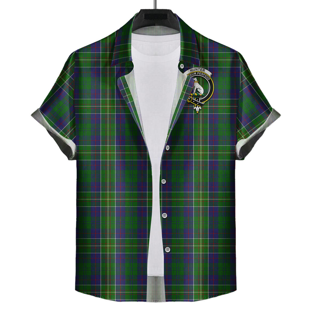 hunter-of-hunterston-tartan-short-sleeve-button-down-shirt-with-family-crest