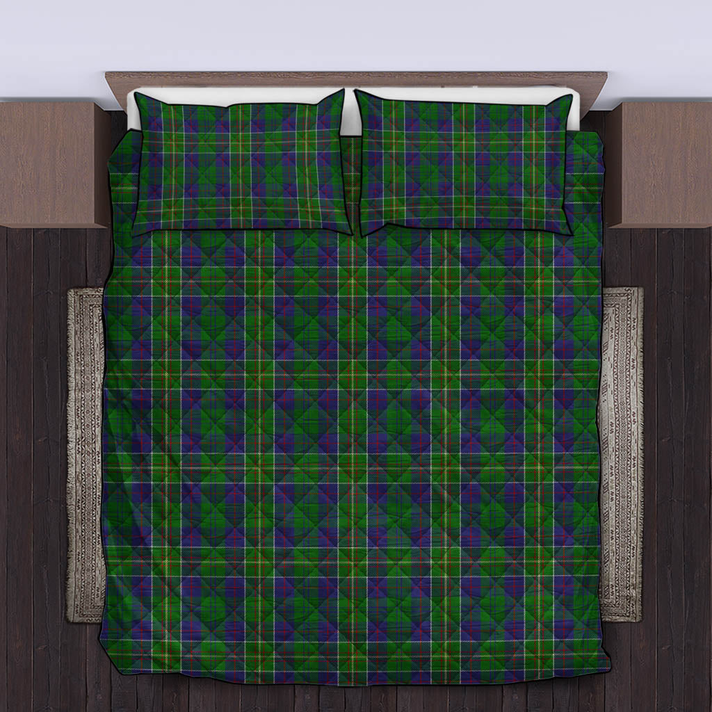 Hunter of Hunterston Tartan Quilt Bed Set King - Tartan Vibes Clothing