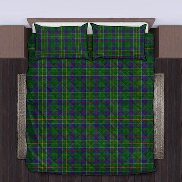 Hunter of Hunterston Tartan Quilt Bed Set