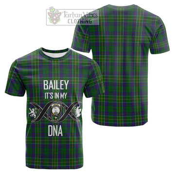 Hunter of Hunterston Tartan Cotton T-shirt with Family Crest DNA In Me Style