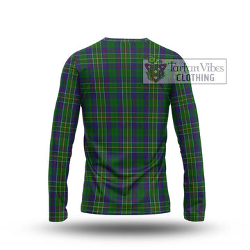 Hunter of Hunterston Tartan Long Sleeve T-Shirt with Family Crest DNA In Me Style