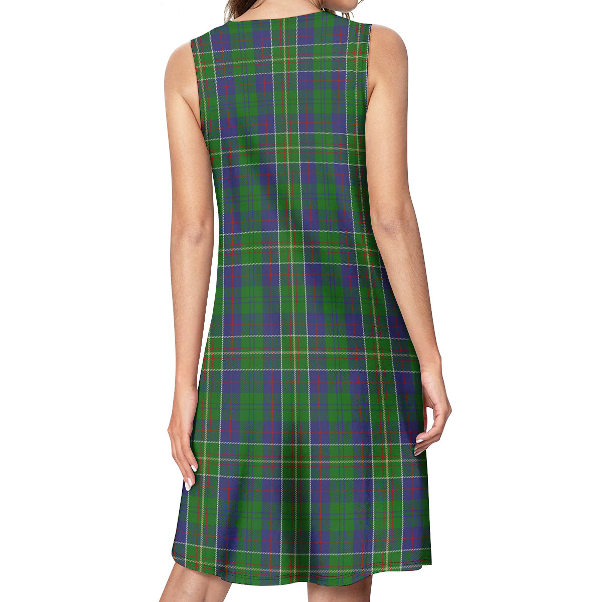 Hunter of Hunterston Tartan Womens Casual Dresses - Tartanvibesclothing