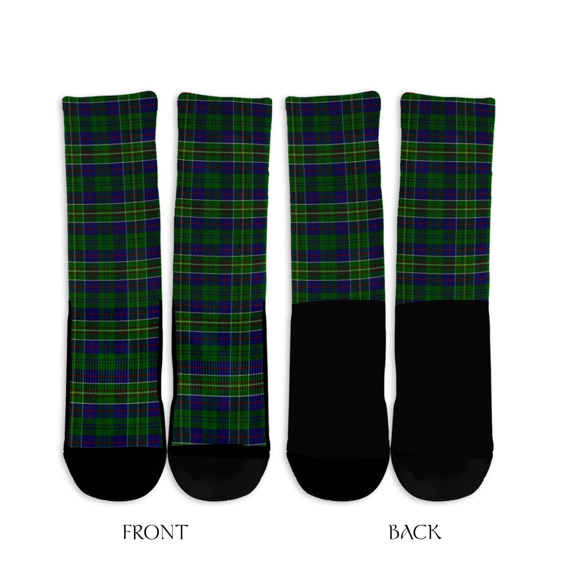 Hunter of Hunterston Tartan Crew Socks - Tartanvibesclothing