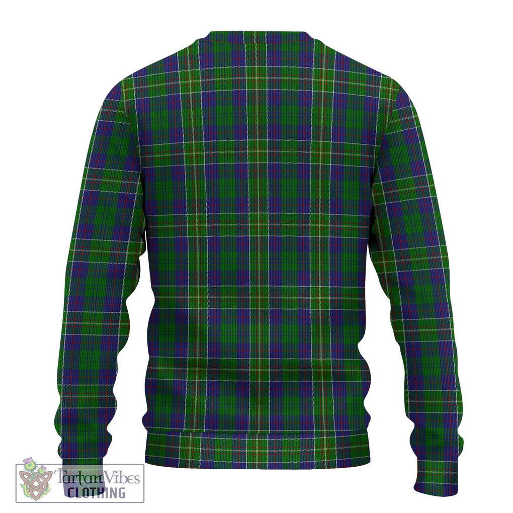 Hunter of Hunterston Tartan Knitted Sweater with Family Crest DNA In Me Style - Tartanvibesclothing Shop