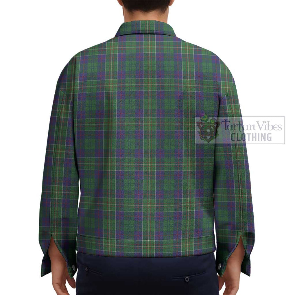 Hunter of Hunterston Tartan Unisex Lapel Cotton Jacket - Tartan Vibes Clothing