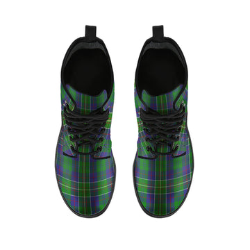 Hunter of Hunterston Tartan Leather Boots