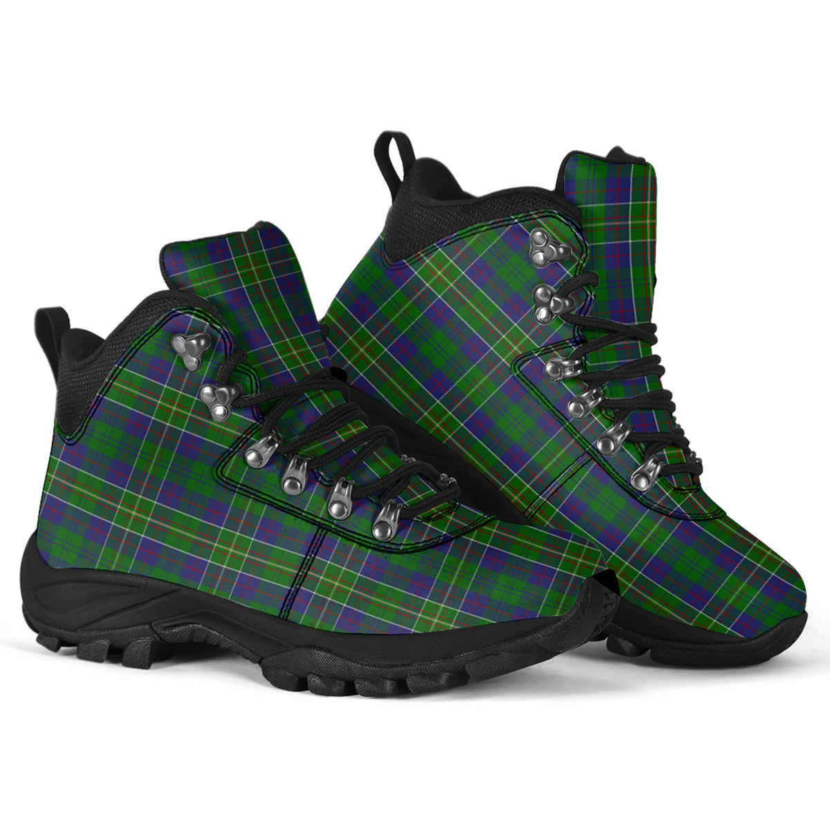 Hunter of Hunterston Tartan Alpine Boots - Tartanvibesclothing