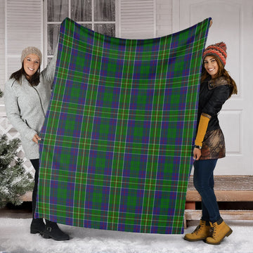 Hunter of Hunterston Tartan Blanket