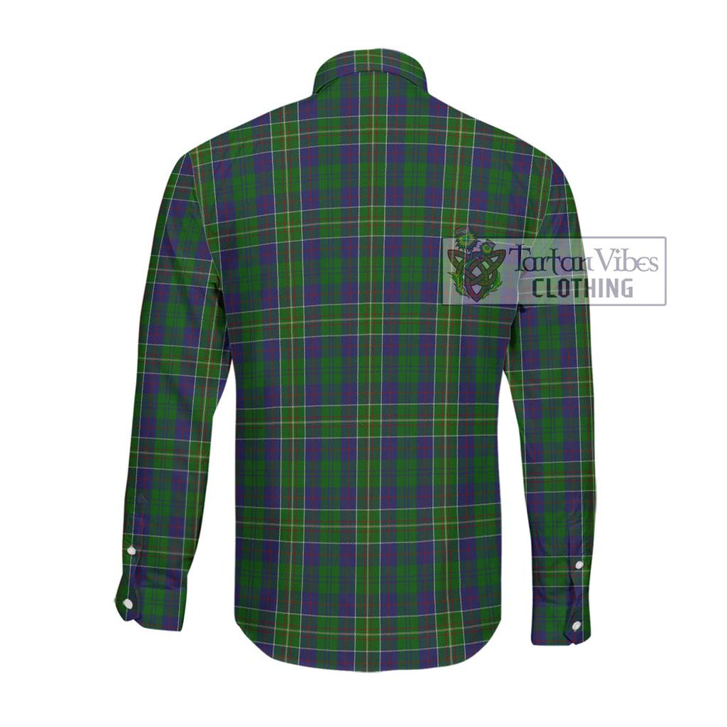 Hunter of Hunterston Tartan Long Sleeve Button Shirt with Family Crest DNA In Me Style - Tartanvibesclothing Shop