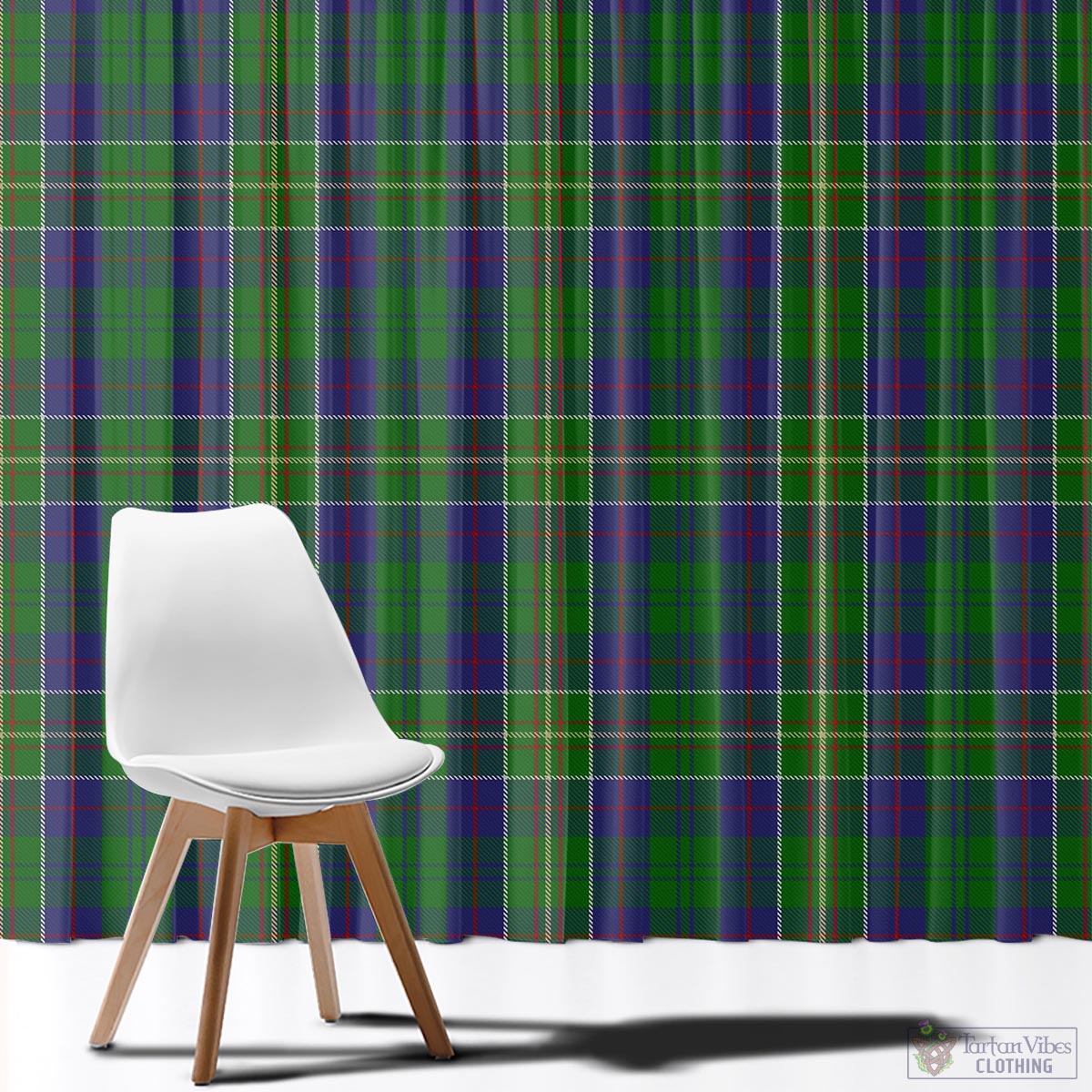 Hunter of Hunterston Tartan Window Curtain