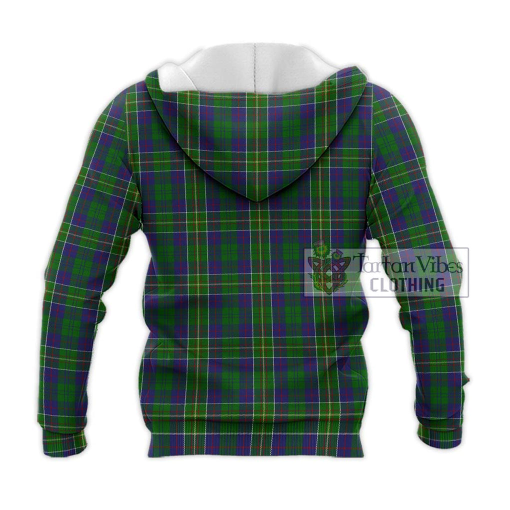 Hunter of Hunterston Tartan Knitted Hoodie with Family Crest DNA In Me Style - Tartanvibesclothing Shop