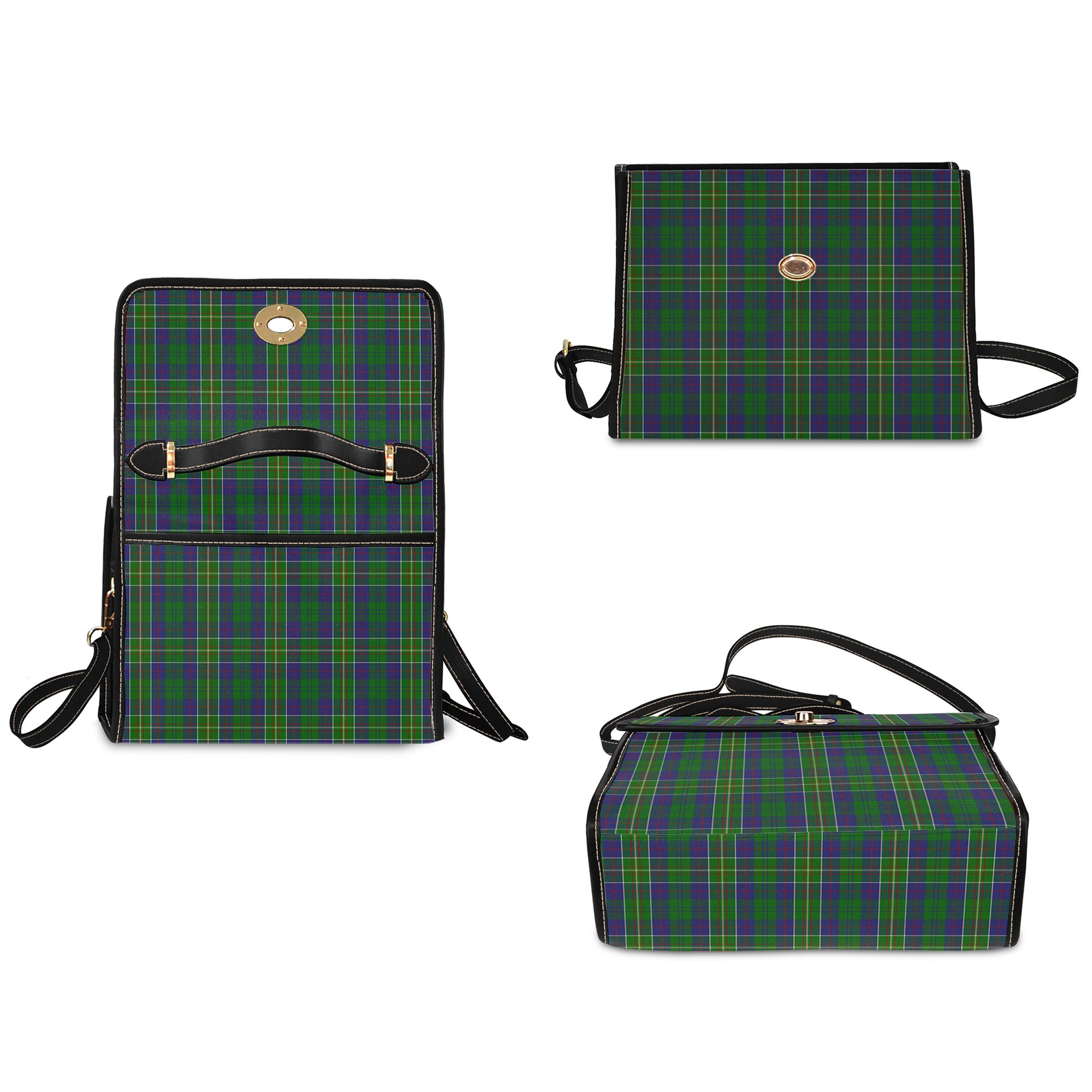 hunter-of-hunterston-tartan-leather-strap-waterproof-canvas-bag