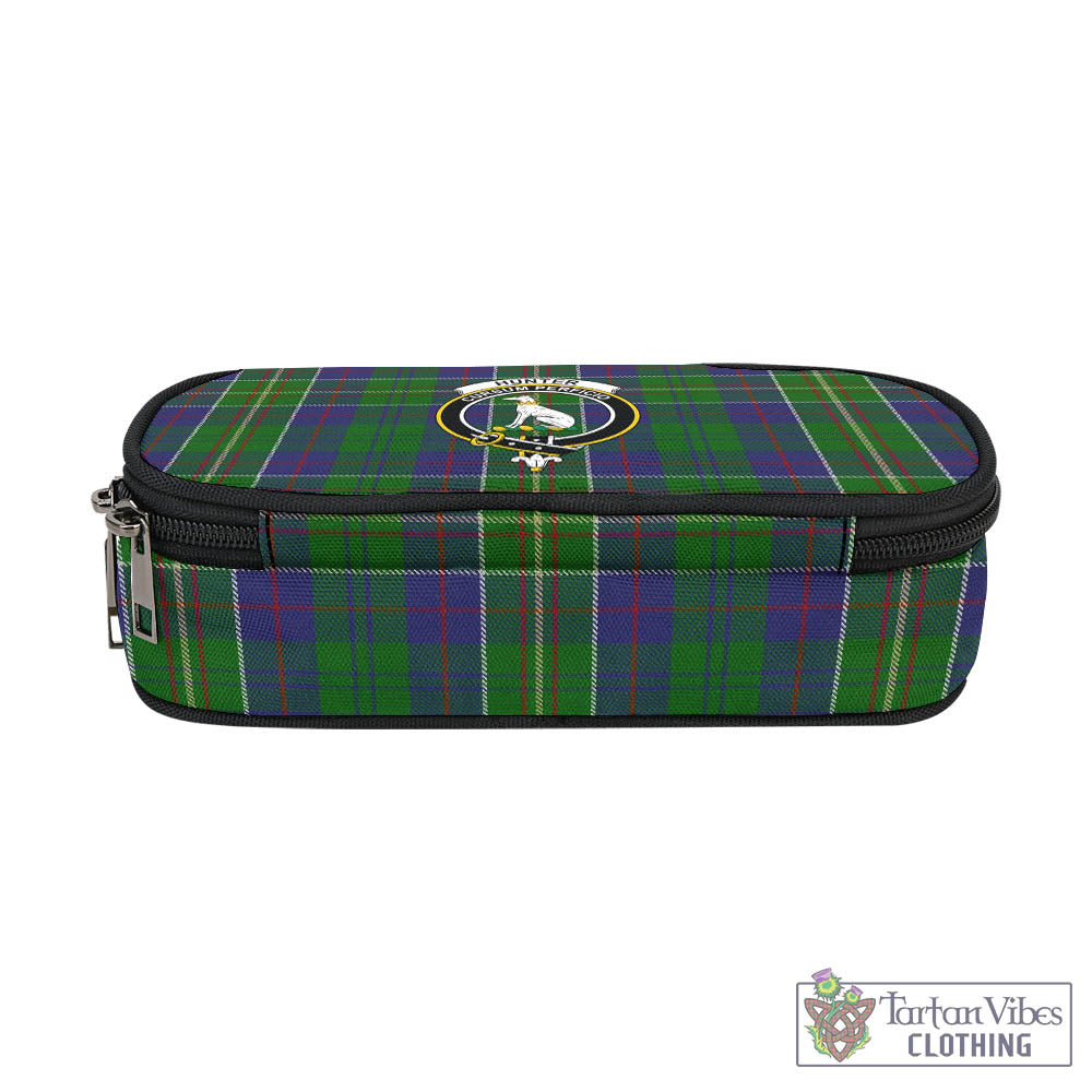 Tartan Vibes Clothing Hunter of Hunterston Tartan Pen and Pencil Case with Family Crest