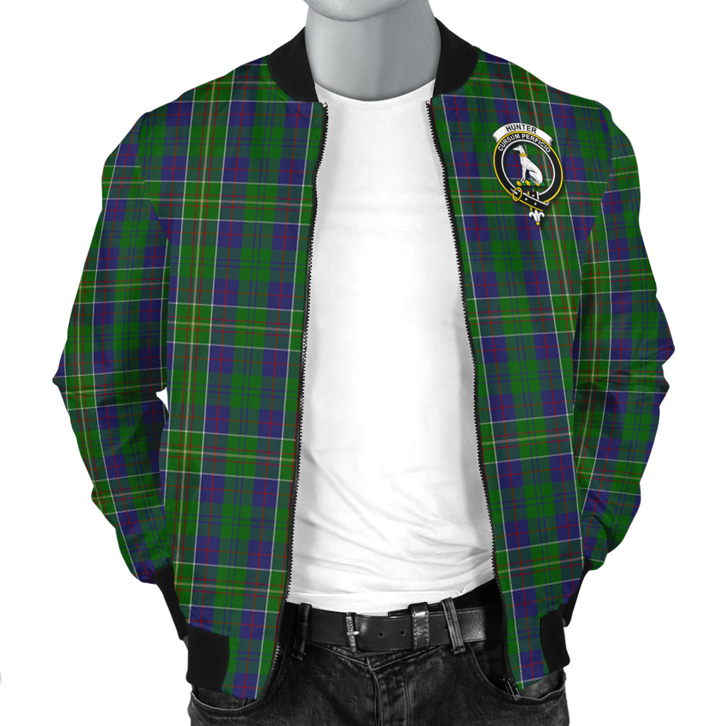 hunter-of-hunterston-tartan-bomber-jacket-with-family-crest