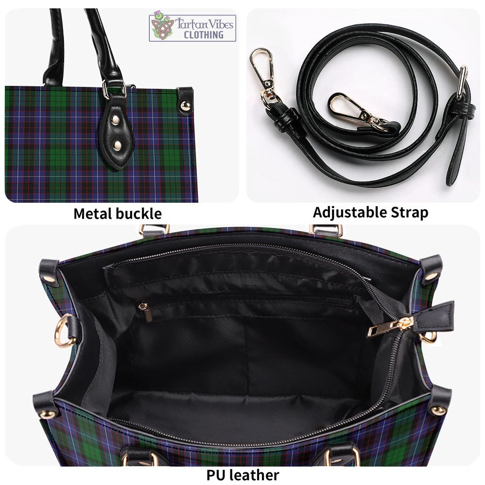 Tartan Vibes Clothing Hunter of Peebleshire Tartan Luxury Leather Handbags