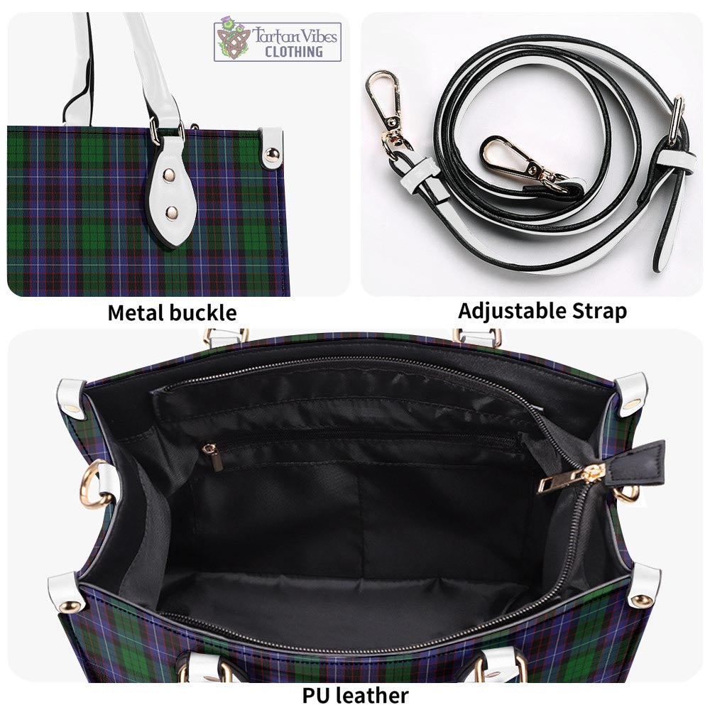 Tartan Vibes Clothing Hunter of Peebleshire Tartan Luxury Leather Handbags