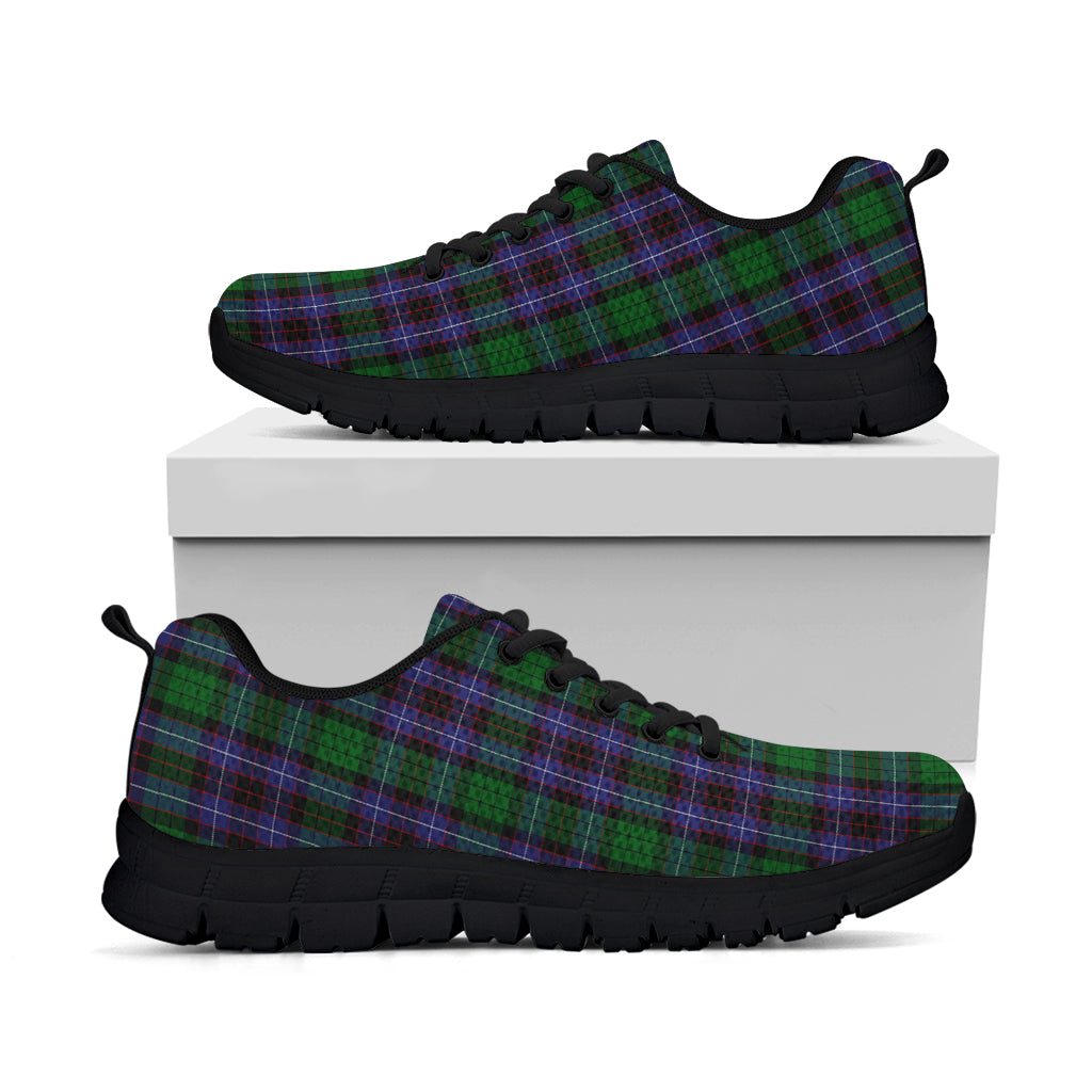 Hunter of Peebleshire Tartan Sneakers Kid's Sneakers - Tartan Vibes Clothing