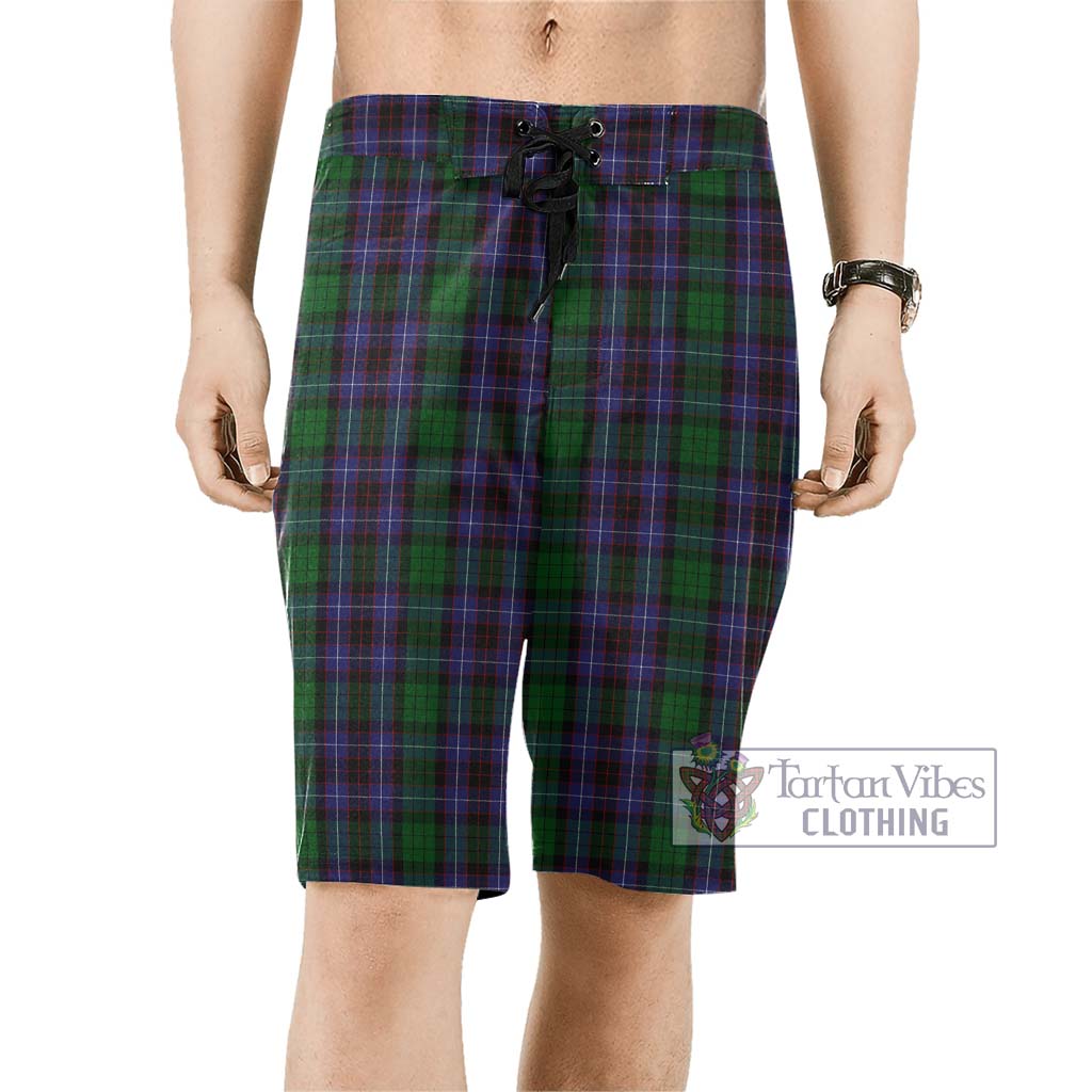 Hunter of Peebleshire Tartan Men's Board Shorts Men - Tartan Vibes Clothing