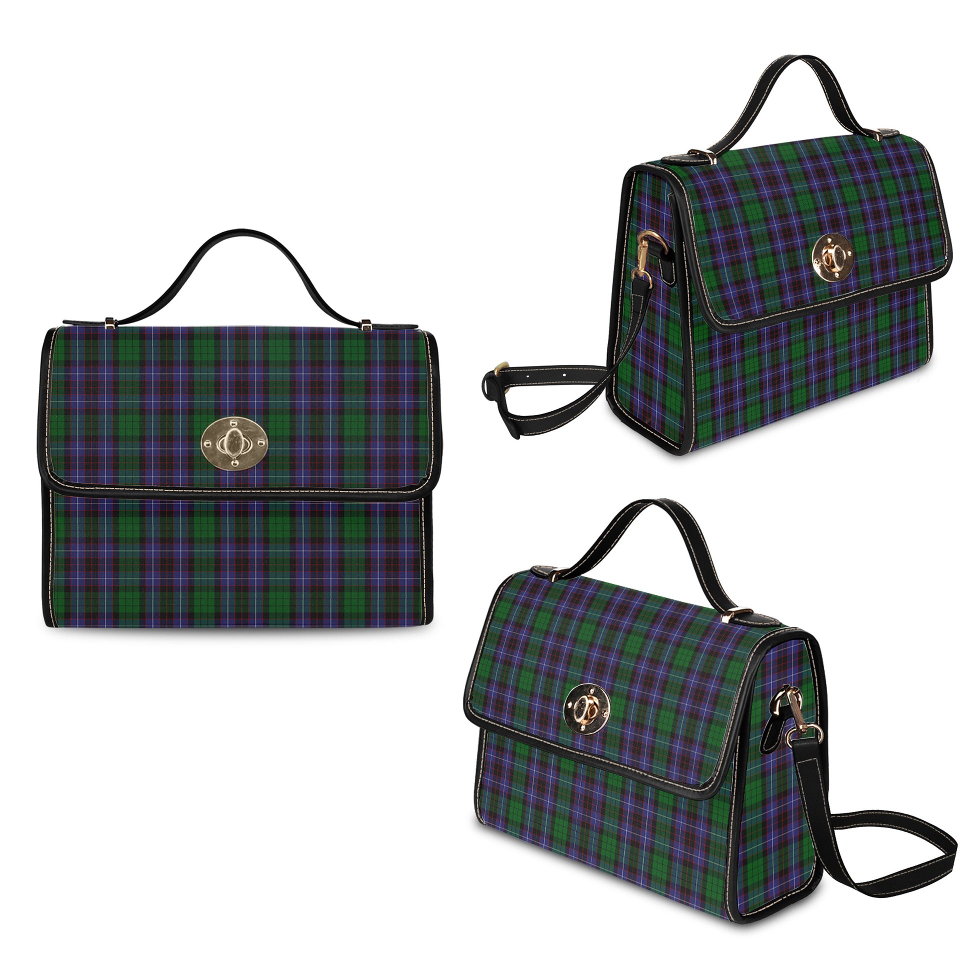 hunter-of-peebleshire-tartan-leather-strap-waterproof-canvas-bag