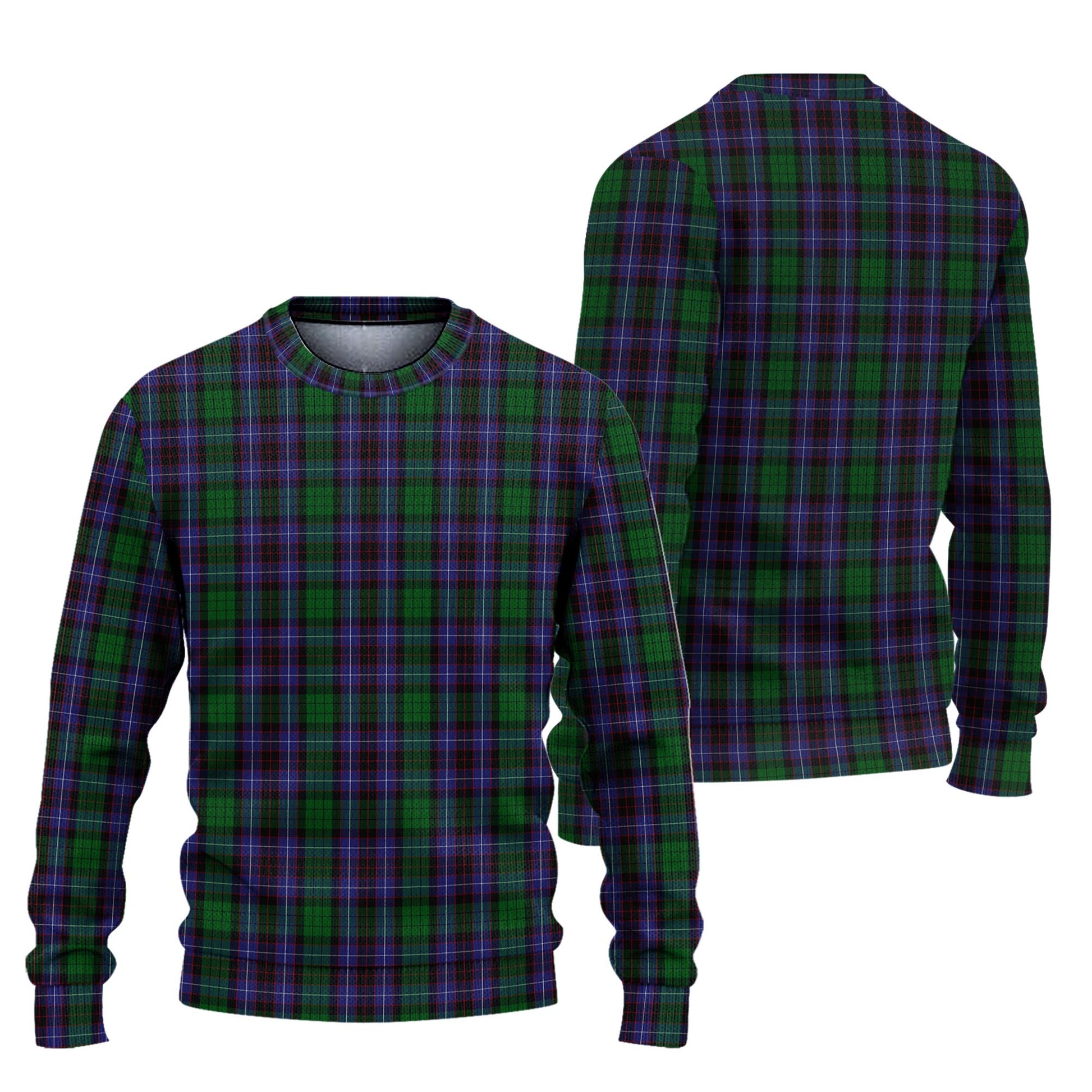 Hunter of Peebleshire Tartan Knitted Sweater Unisex - Tartanvibesclothing