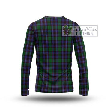 Hunter of Peebleshire Tartan Long Sleeve T-Shirt with Family Crest DNA In Me Style