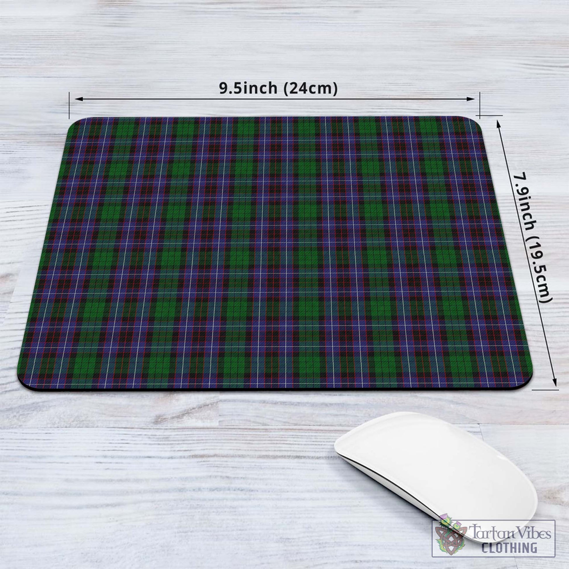 Tartan Vibes Clothing Hunter of Peebleshire Tartan Mouse Pad