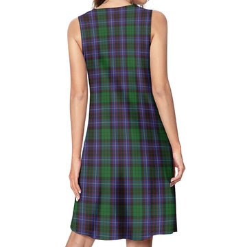 Hunter of Peebleshire Tartan Womens Casual Dresses