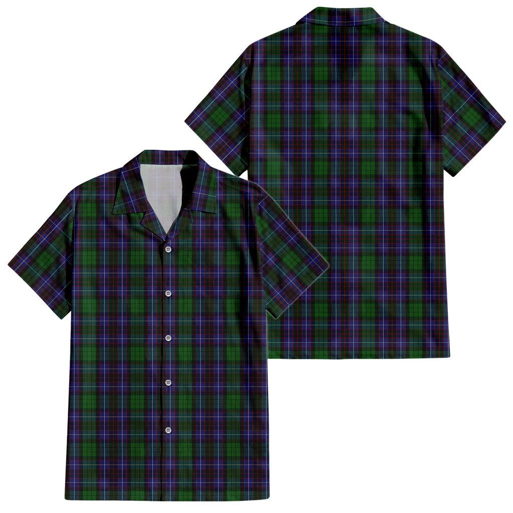 hunter-of-peebleshire-tartan-short-sleeve-button-down-shirt