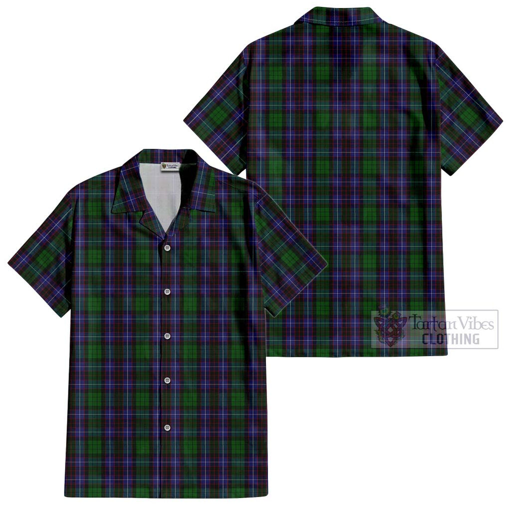 Hunter of Peebleshire Tartan Cotton Hawaiian Shirt Kid - Tartanvibesclothing Shop