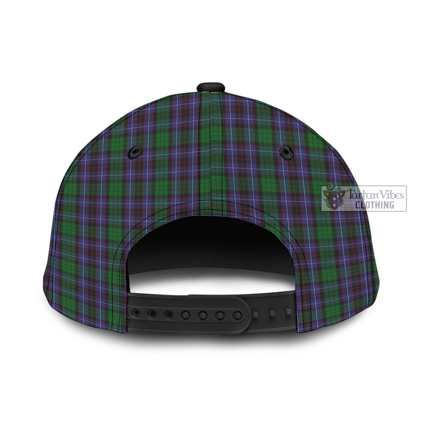 Tartan Vibes Clothing Hunter of Peebleshire Tartan Classic Cap with Family Crest In Me Style