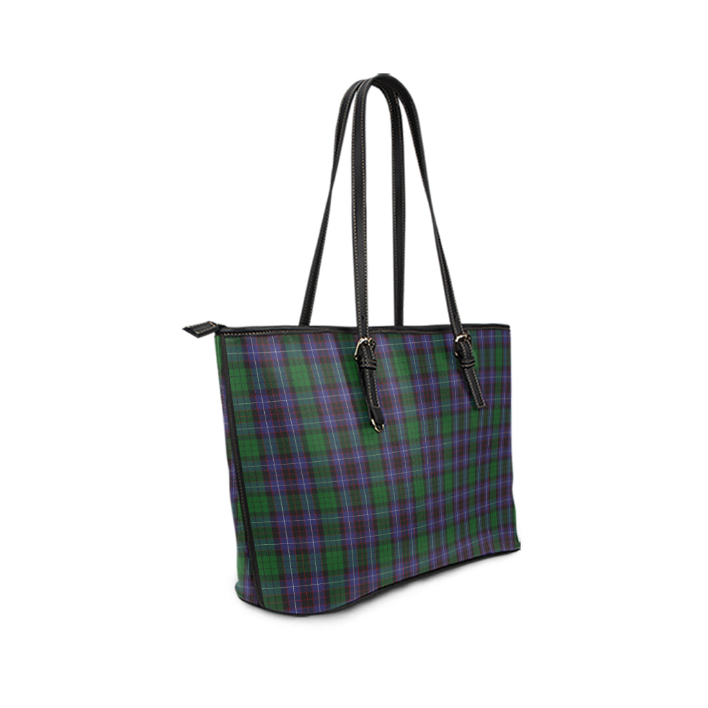 hunter-of-peebleshire-tartan-leather-tote-bag