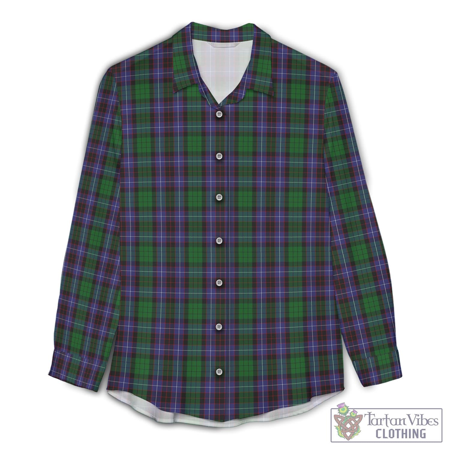 Hunter of Peebleshire Tartan Womens Casual Shirt