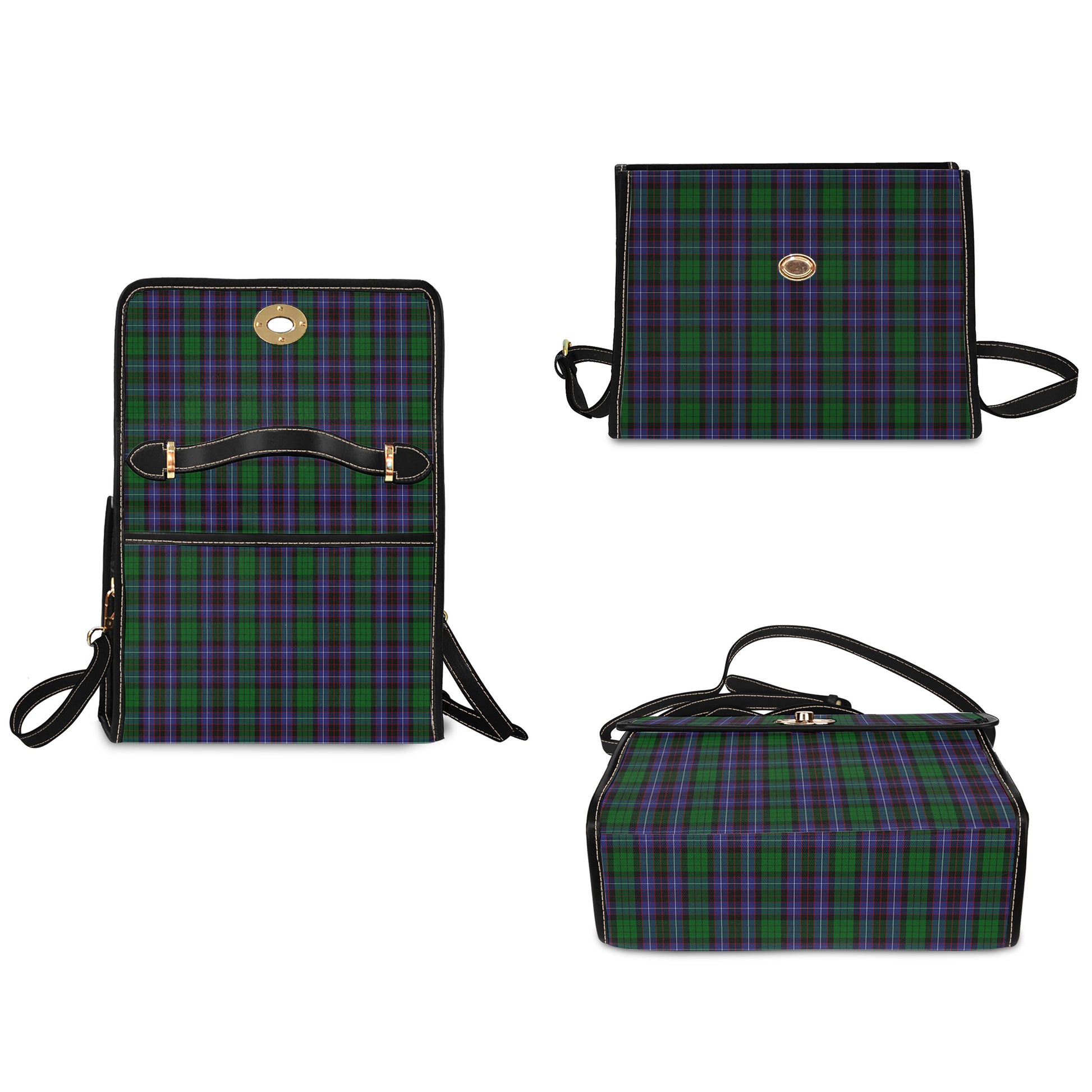 hunter-of-peebleshire-tartan-leather-strap-waterproof-canvas-bag