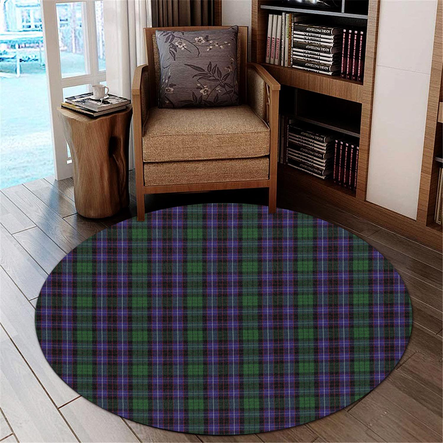 hunter-of-peebleshire-tartan-round-rug