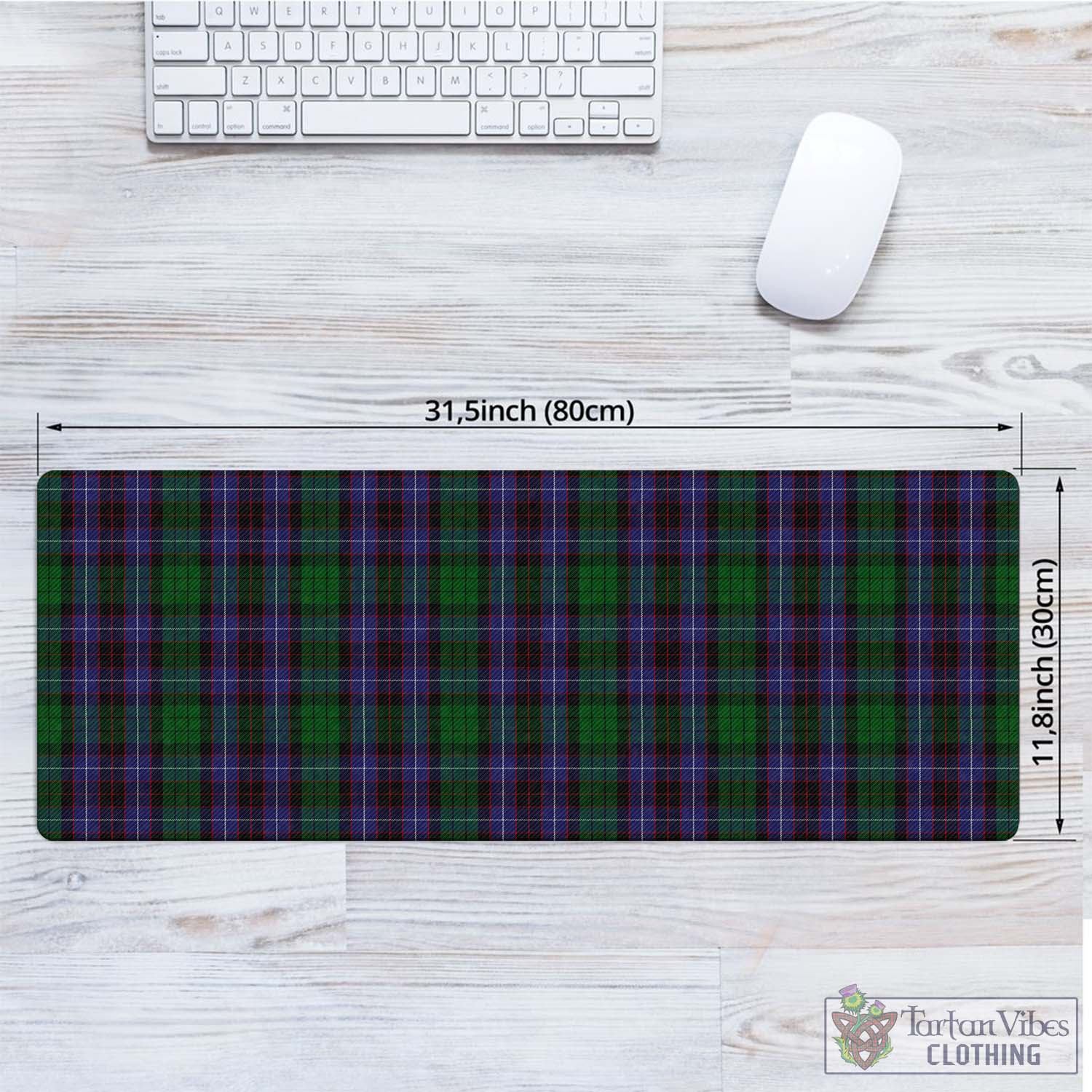 Tartan Vibes Clothing Hunter of Peebleshire Tartan Mouse Pad