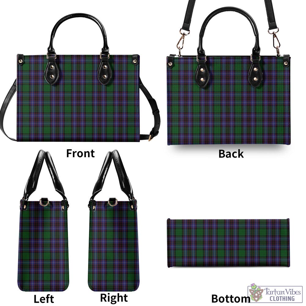 Tartan Vibes Clothing Hunter of Peebleshire Tartan Luxury Leather Handbags