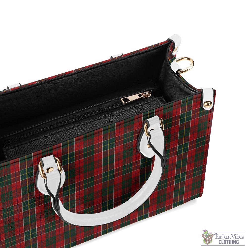 Tartan Vibes Clothing Hunter USA Tartan Luxury Leather Handbags