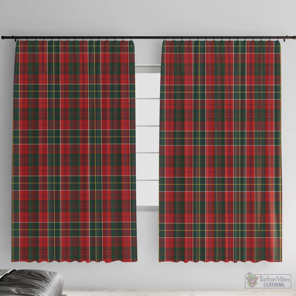 Hunter USA Tartan Window Curtain