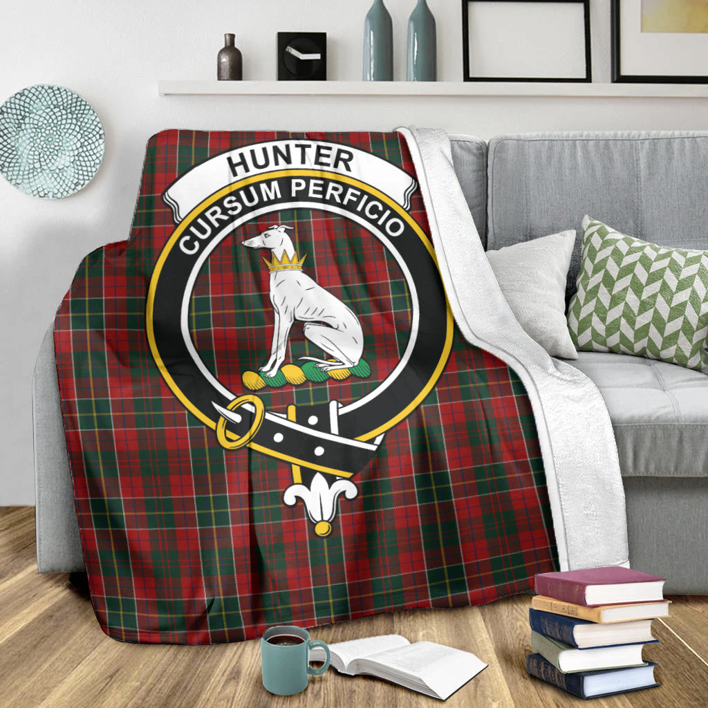 hunter-usa-tartab-blanket-with-family-crest