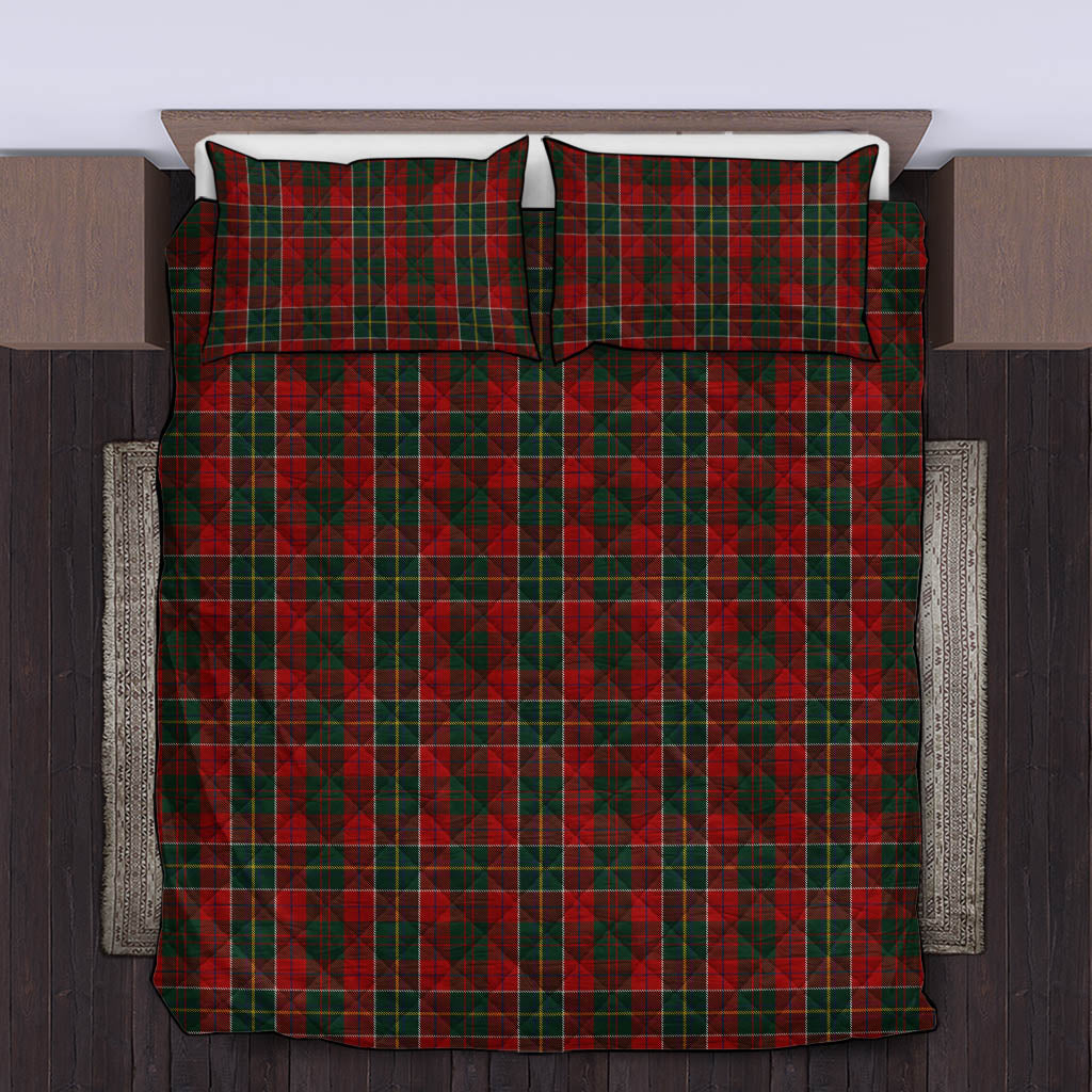 Hunter USA Tartan Quilt Bed Set King - Tartan Vibes Clothing