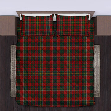 Hunter USA Tartan Quilt Bed Set