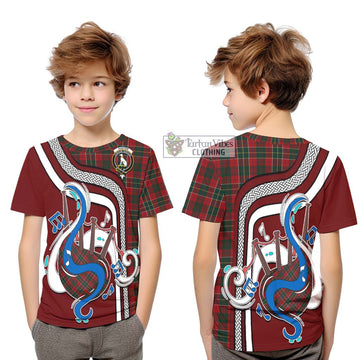 Hunter USA Tartan Kid T-Shirt with Epic Bagpipe Style