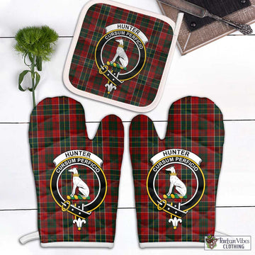 Hunter USA Tartan Combo Oven Mitt & Pot-Holder with Family Crest