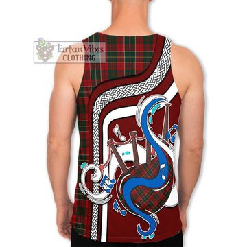 Hunter USA Tartan Men's Tank Top with Epic Bagpipe Style