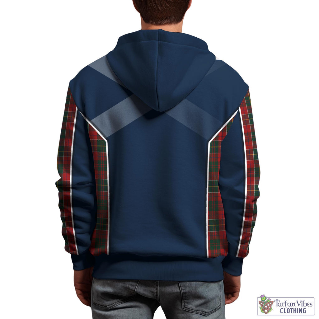 Tartan Vibes Clothing Hunter USA Tartan Hoodie with Family Crest and Scottish Thistle Vibes Sport Style