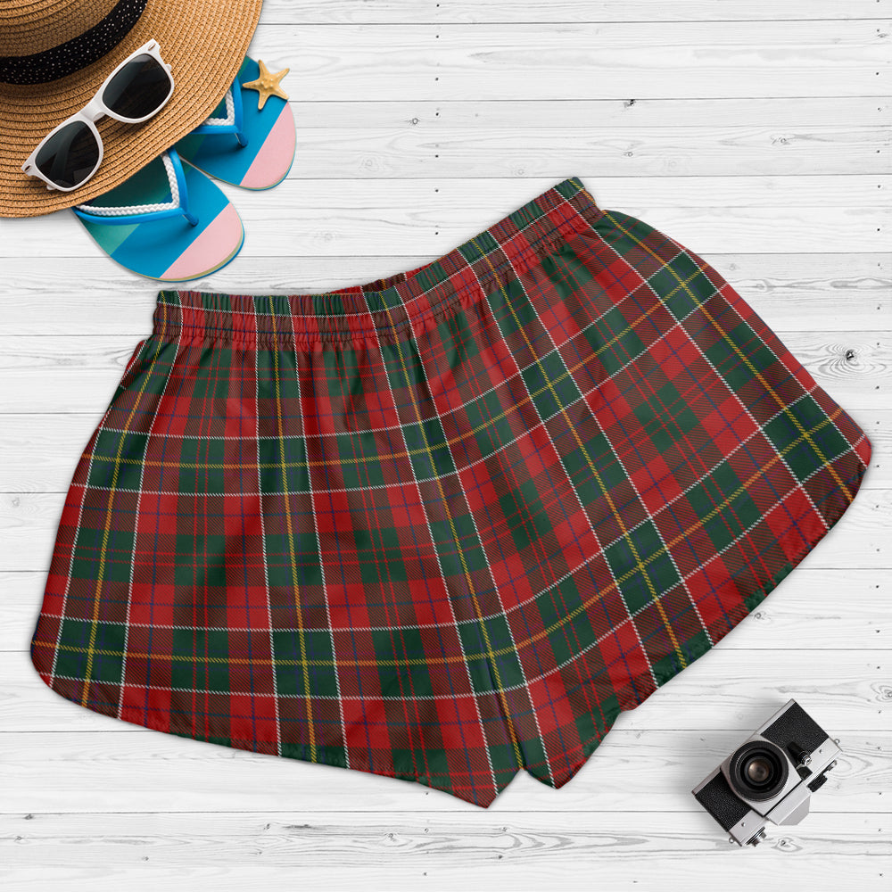 hunter-usa-tartan-womens-shorts-with-family-crest