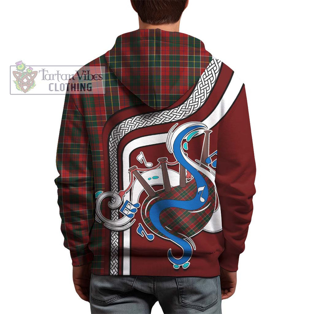 Hunter USA Tartan Hoodie with Epic Bagpipe Style - Tartanvibesclothing Shop