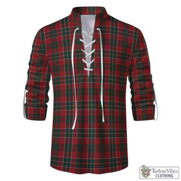 Hunter USA Tartan Men's Scottish Traditional Jacobite Ghillie Kilt Shirt